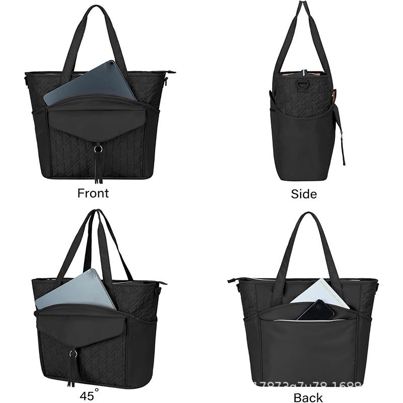 Praktische Handtasche mit Mehreren Fächern Karnz