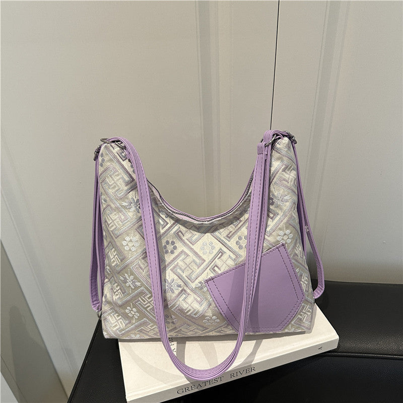 Stylische geometrische Muster Schultertasche Karnz