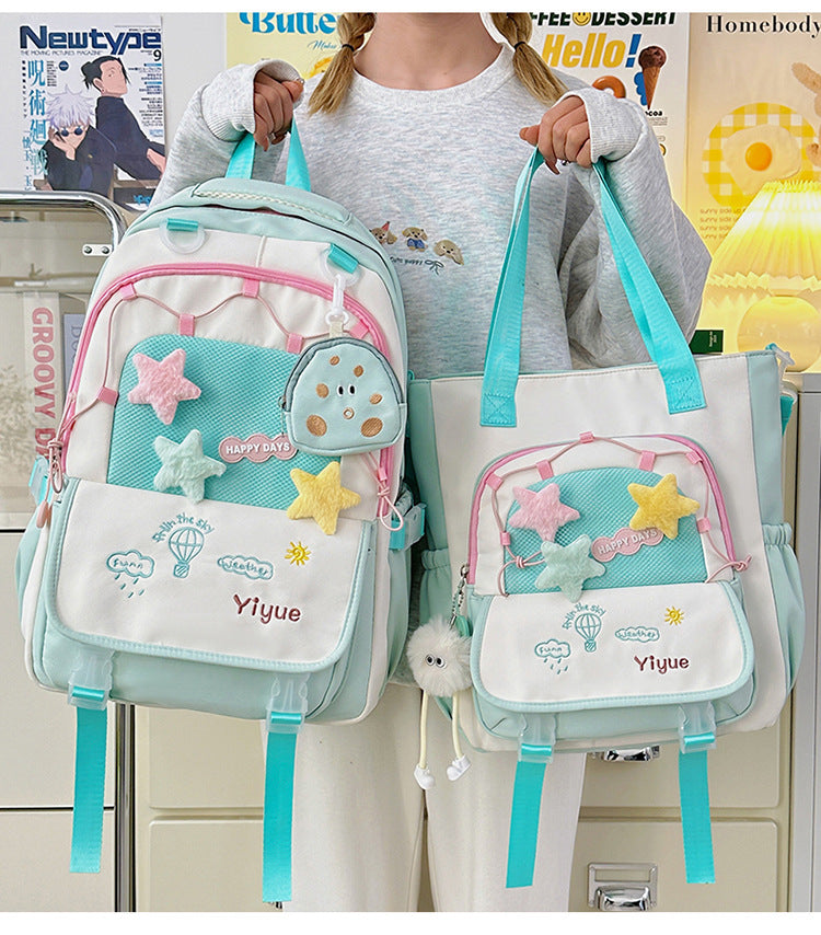 Verspieltes Rucksack-Set