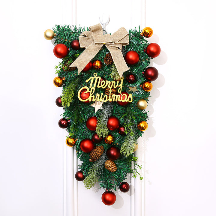 Festliche Weihnachtskranz Dekoration Karnz