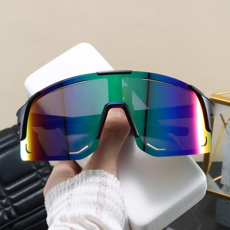 Damen Sportliche Sonnenbrille mit breitem Sichtfeld Karnz