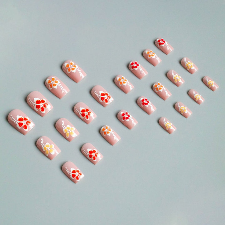 Floral Acryl-Nagelkunst-Design-Set  1790958182