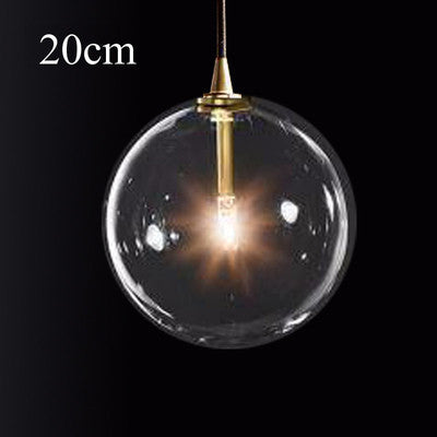 Stylische Glas Pendelleuchte