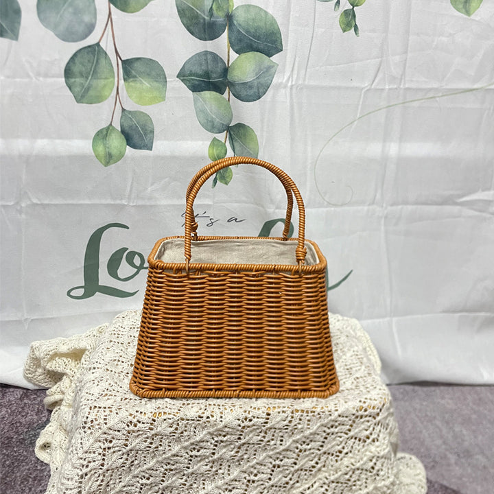 Dekorative Geflochtene Handgefertigte Tasche Karnz