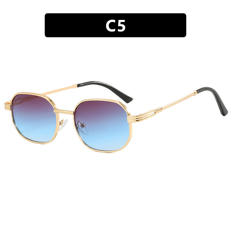 Damen quadratische Sonnenbrille mit Gradienteneffekt Karnz