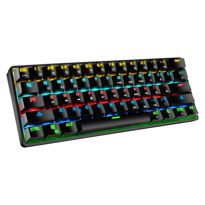 Kompakte mechanische Gaming-Tastatur mit hintergrundbeleuchteten Tasten Karnz