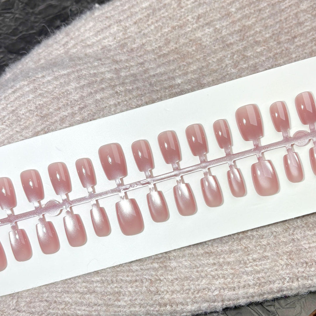 Premium Glänzende Press-On Nagelset
