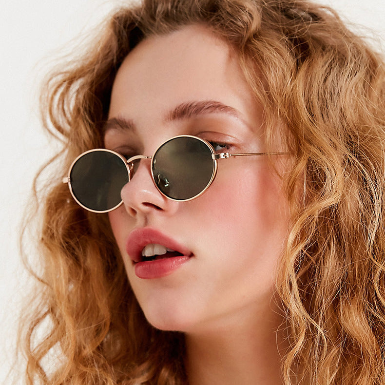 Damen elegante ovale Brille Karnz