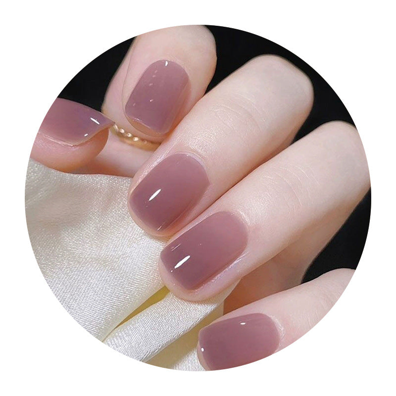 Glänzendes Fashion Press-On Nagelset Karnz