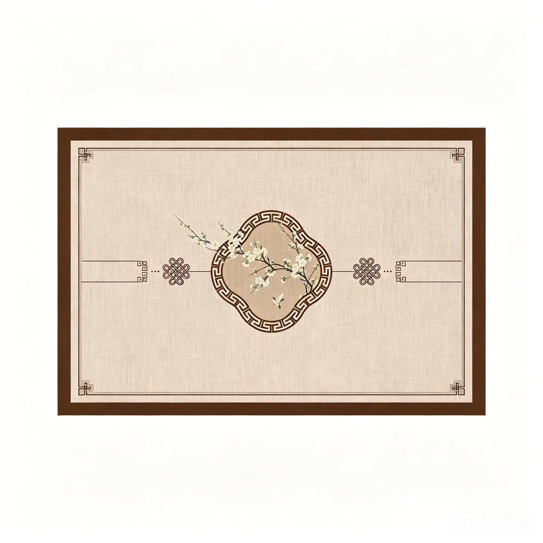 Elegante geometrische Badmatte Karnz