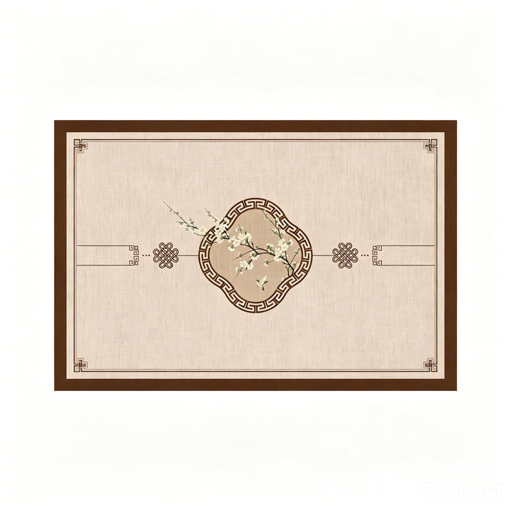 Elegante geometrische Badmatte Karnz