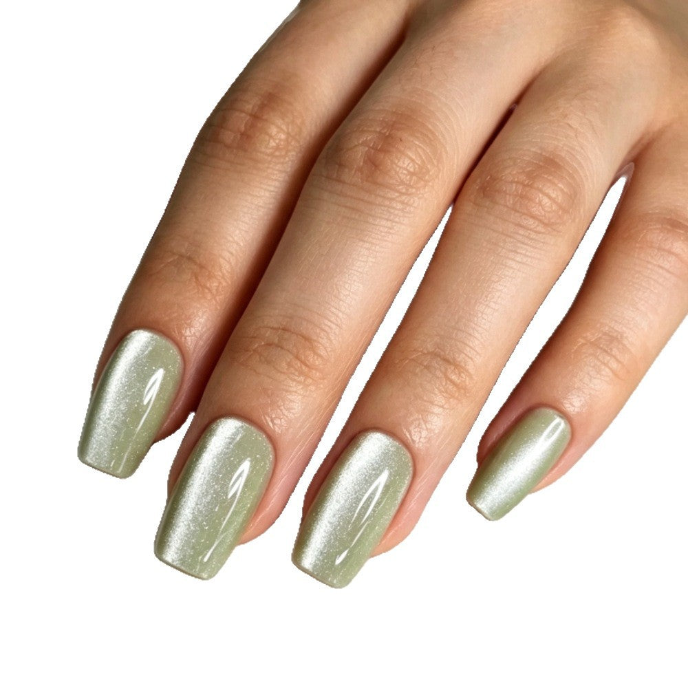 Glänzende Ombre Aufklebenägel Karnz