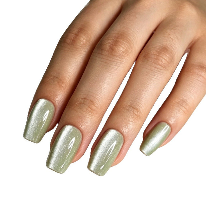 Glänzende Ombre Aufklebenägel Karnz