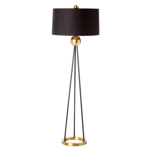 Zeitgenössische Stehlampe mit elegantem Schirm