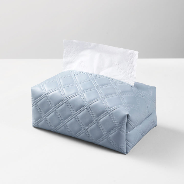 Elegante gesteppte Taschentuchbox-Abdeckung
