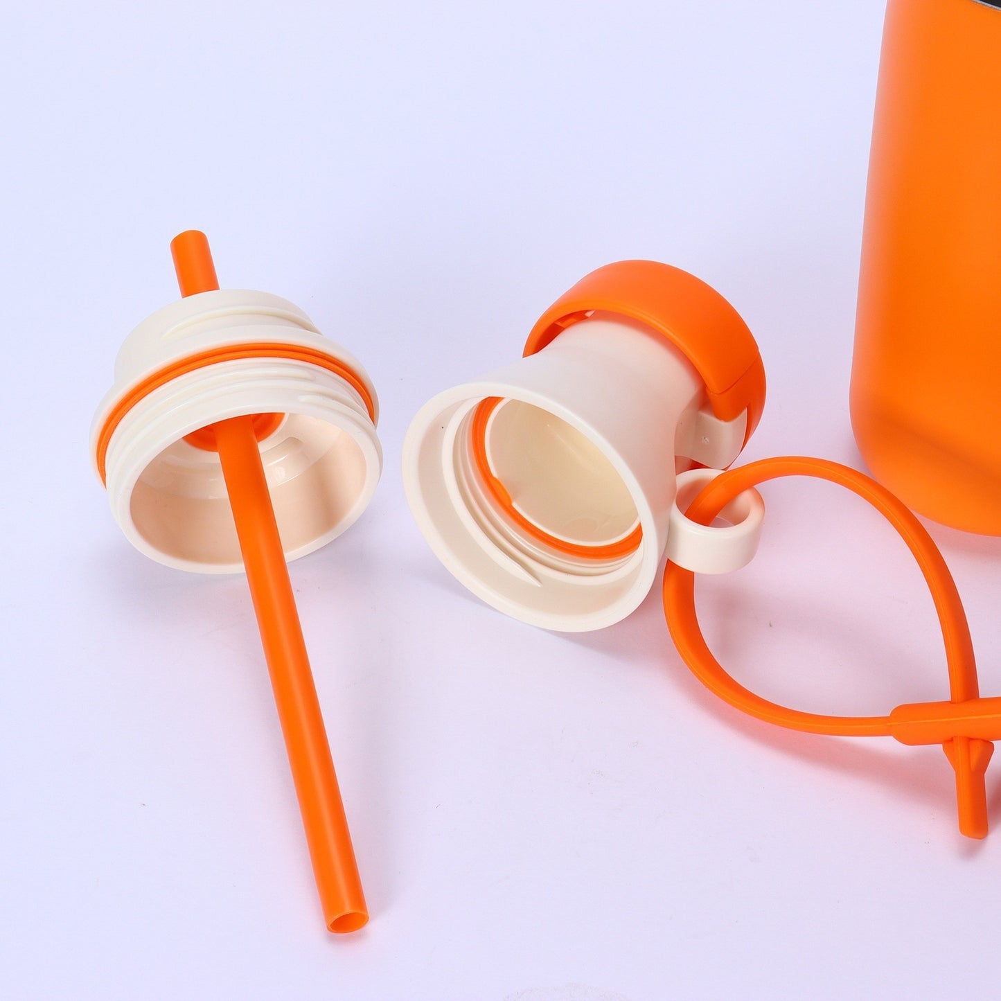 Damen isolierte Wasserflasche mit praktischer Trageschlaufe Karnz