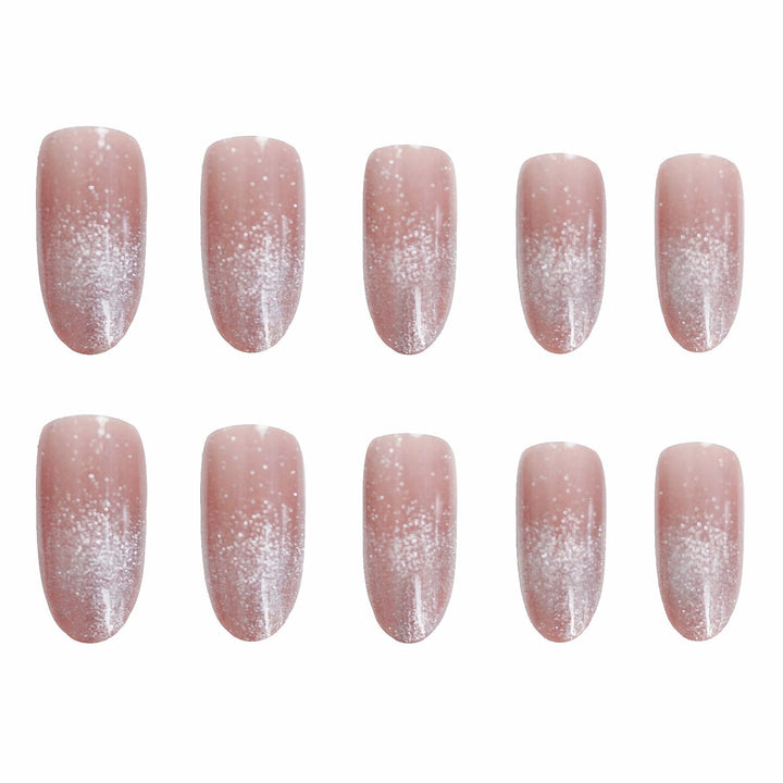 Elegante Glitzer Ombre Press-On Nägel