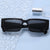 Damen Modische Rechteck-Sonnenbrille mit ausgefallenem Rahmen Karnz