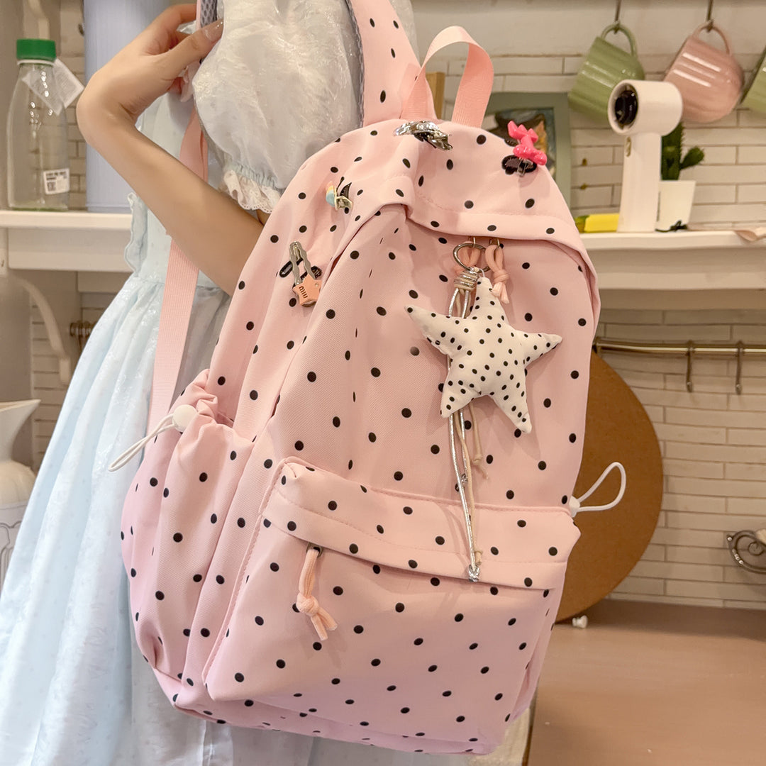 Polka Dot Leichter Rucksack Karnz