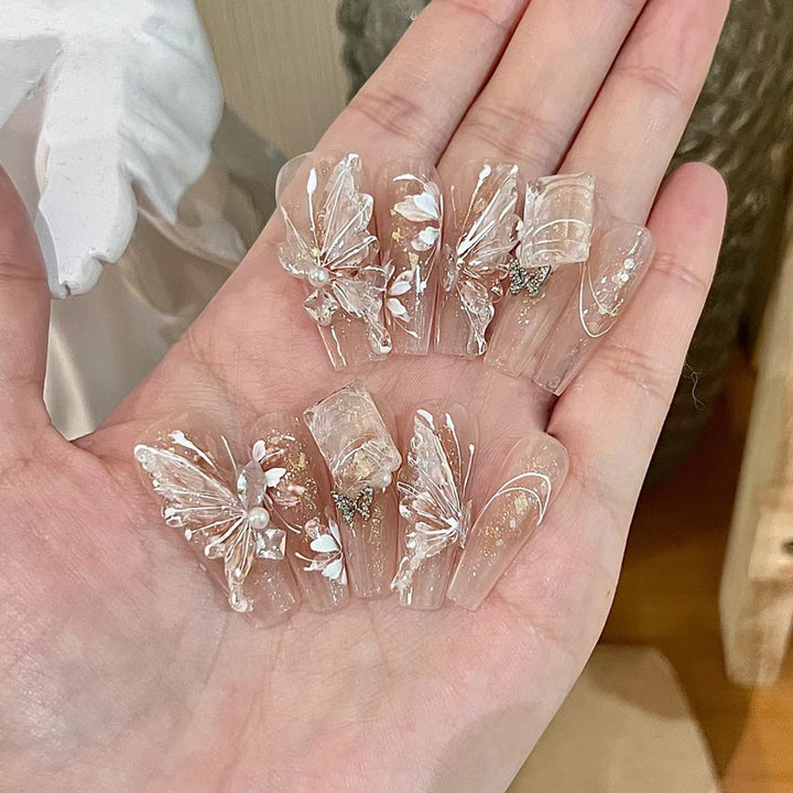 Acrylic Stiletto Press-On Nägel Karnz