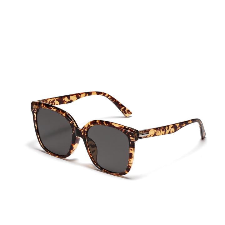 Damen stilvolle quadratische Sonnenbrille mit sanften Gläsern Karnz