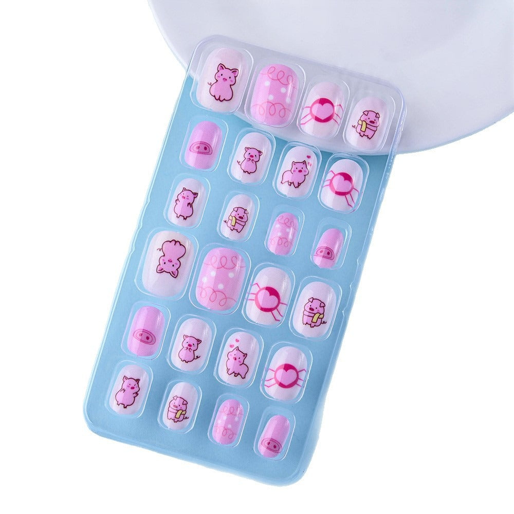 Dekorative Press-On Nagelkunst Tipps Set