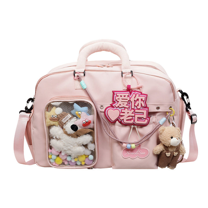 Stylische Multi-Compartment Funktionale Tragetasche