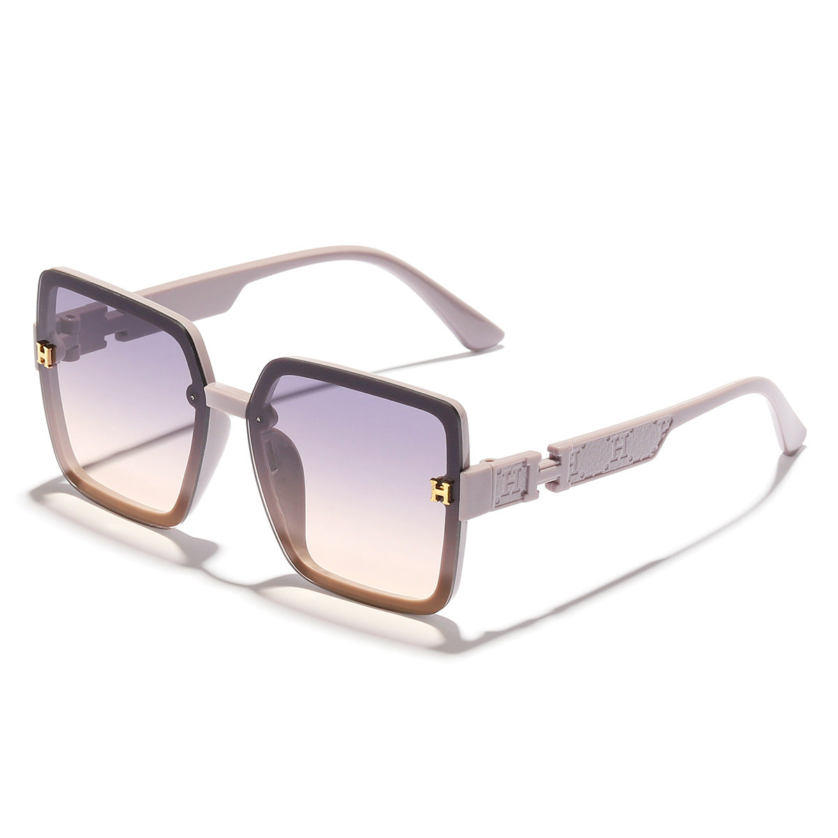 Damen oversized modische Sonnenbrille mit elegantem Farbverlauf Karnz