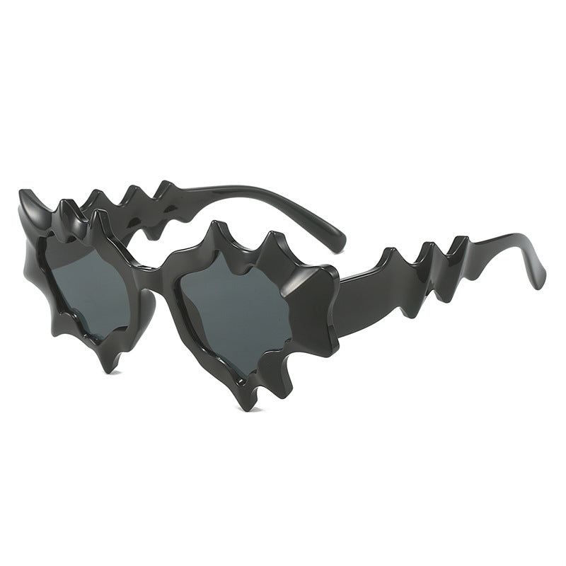 Damen auffällige künstlerische Sonnenbrille Karnz
