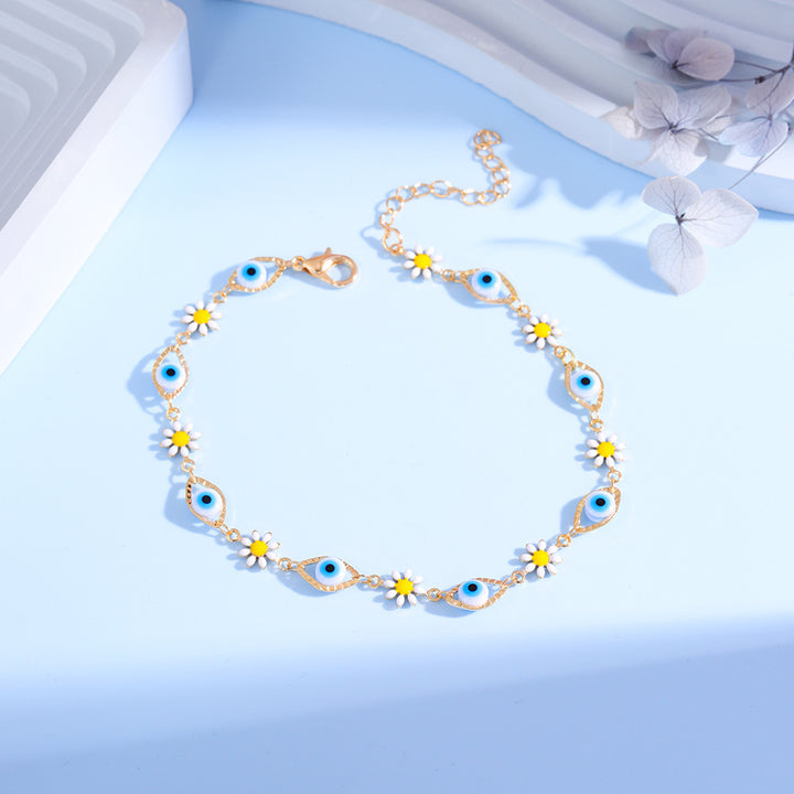 Eye Charm und Daisy Armband Karnz