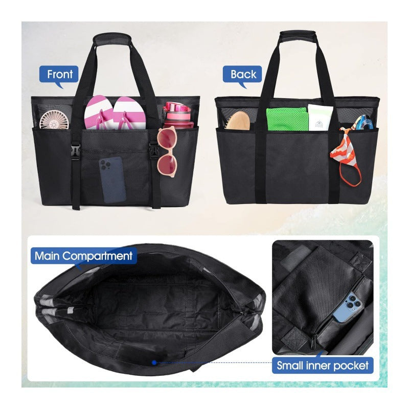 Multifunktionale Strandtasche mit Fächern Karnz