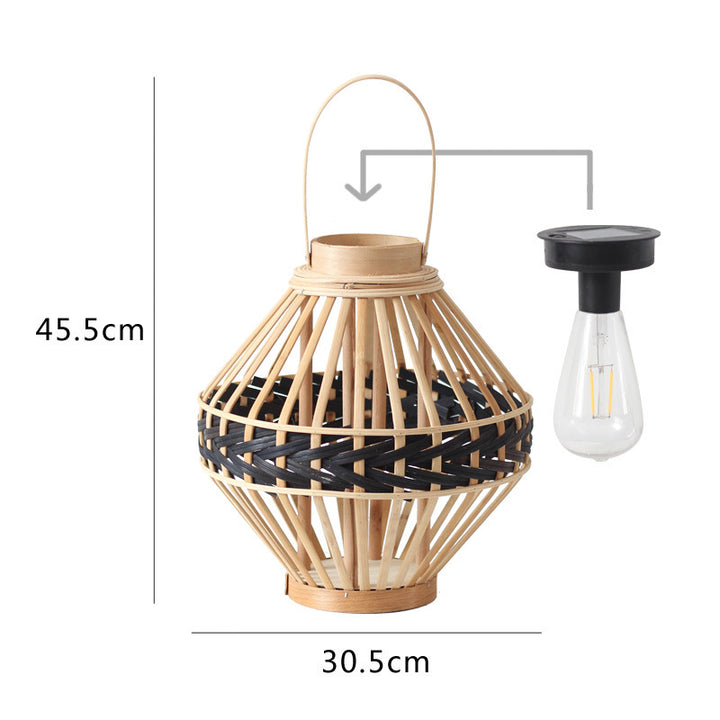 Dekorative Rattan-Laterne Karnz