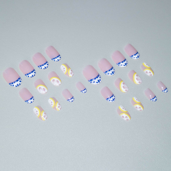 Zitrus-inspiriertes Nagelkunst-Kit