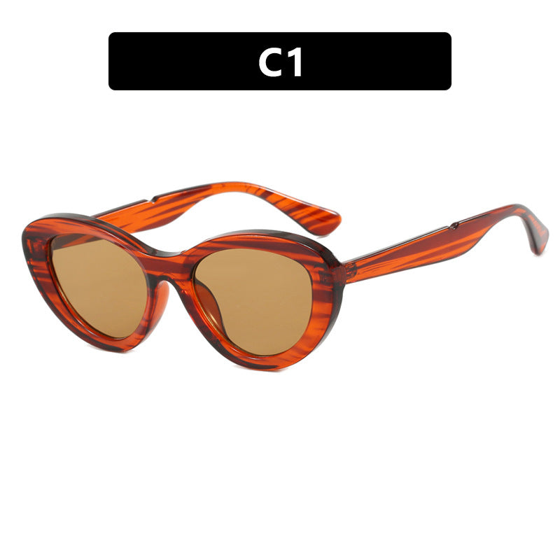 Damen Cat-Eye Sonnenbrille mit stilvollem Kunststoffrahmen und polarisierten Gläsern Karnz