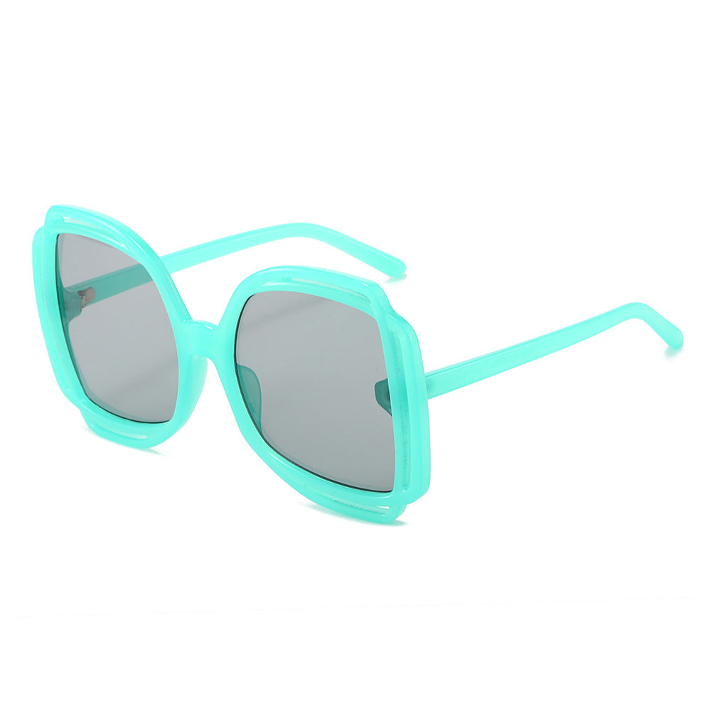 Damen Fashion Sonnenbrille mit modernem Rahmen Karnz