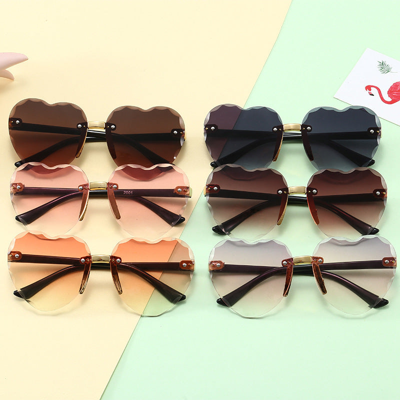 Damen Herzförmige Sonnenbrille Karnz