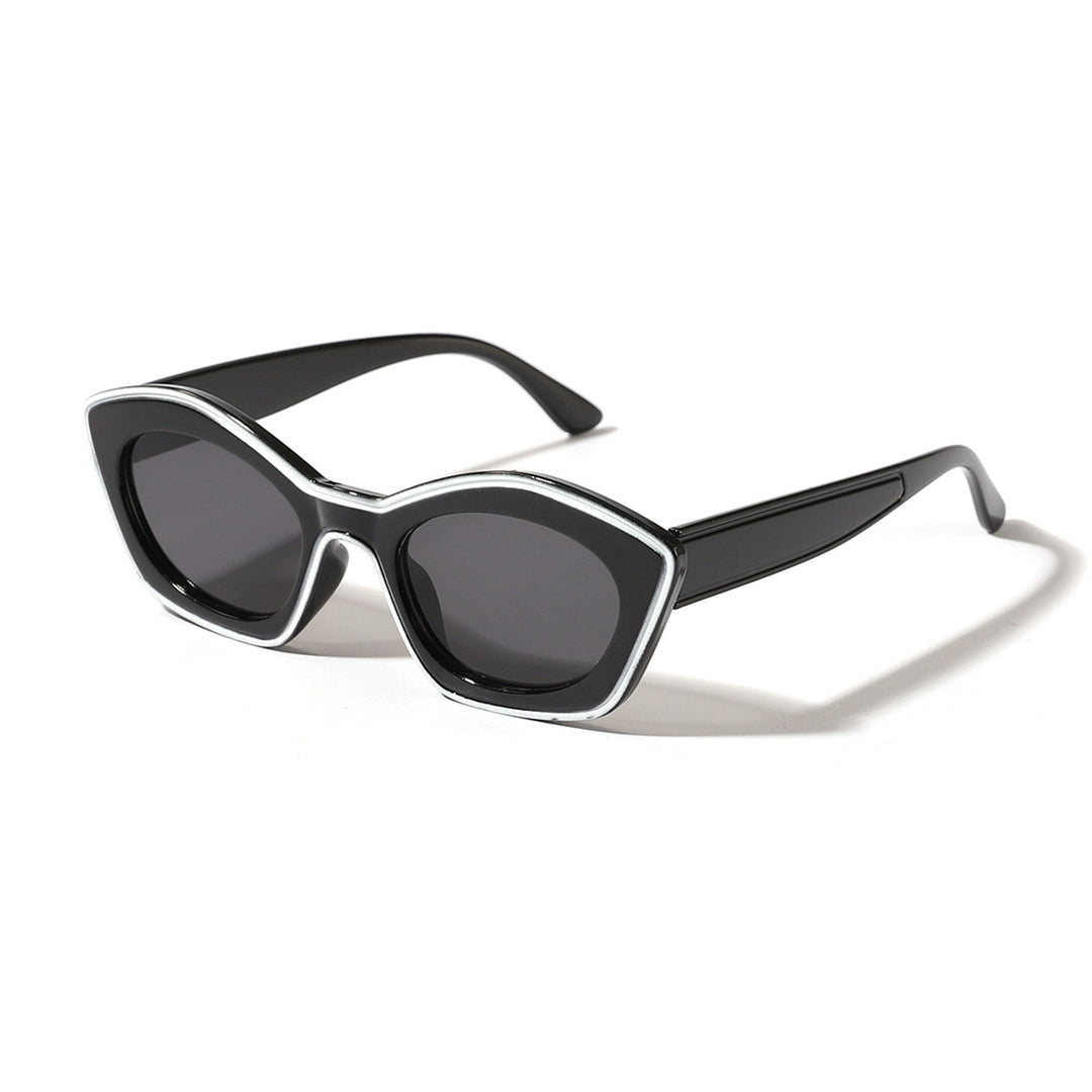 Damen modische Sonnenbrille mit elegantem Rahmen und trendigem Design Karnz
