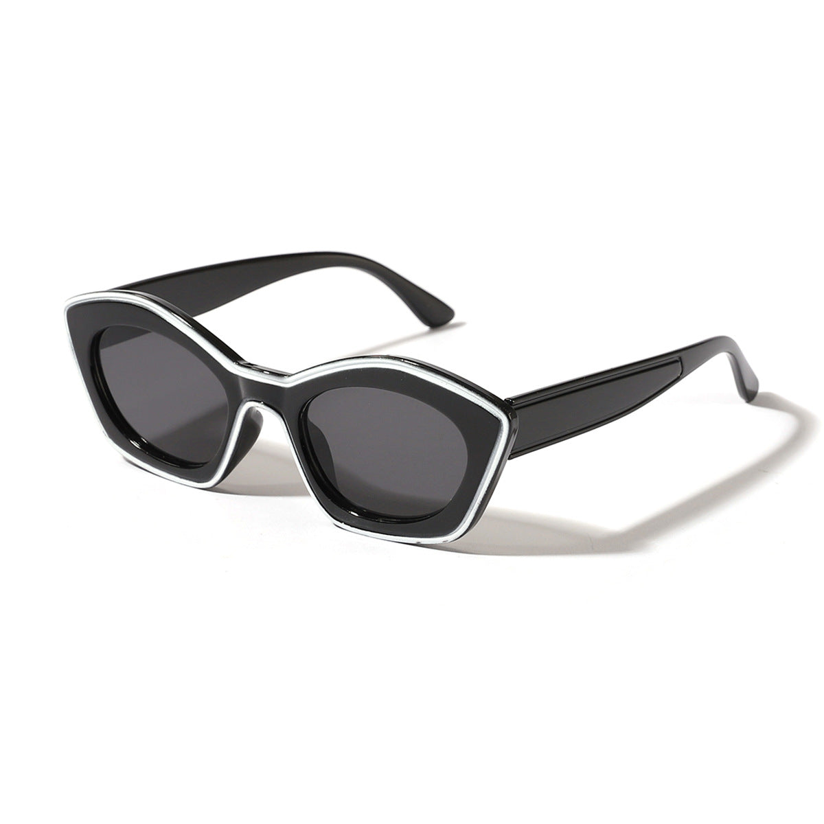 Damen modische Sonnenbrille mit elegantem Rahmen und trendigem Design Karnz
