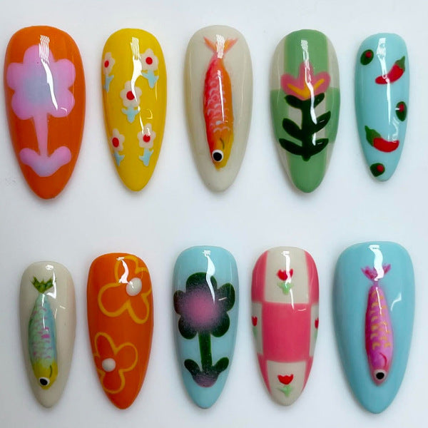 Thematic Artisan Press-On Nail Set Karnz