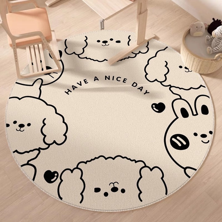 Runder Spielzimmer Teppich