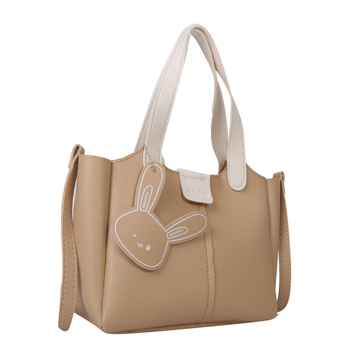 Strukturierte Kunstleder-Handtasche Karnz