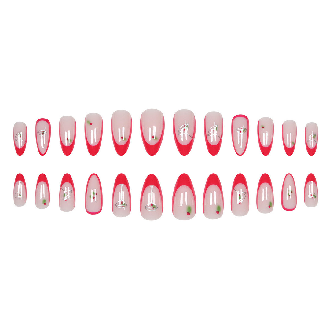 Urlaubs-Themen Press-On Nagelkunst Karnz