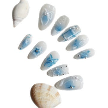 Dekorativer Press-On Nagelkunstset mit einzigartigen Designs Karnz
