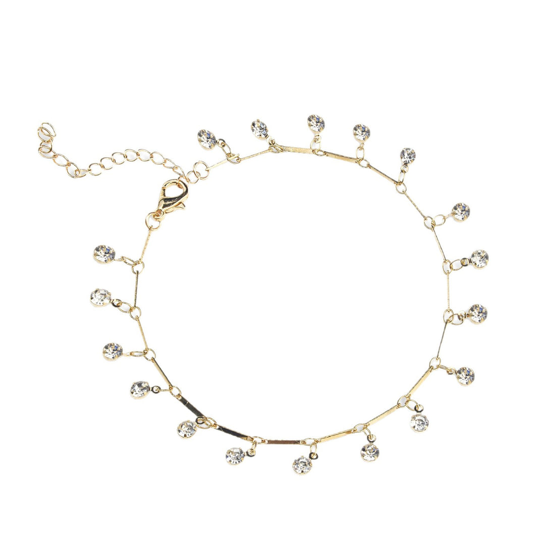 Elegante Kristallkette Fußkette Karnz