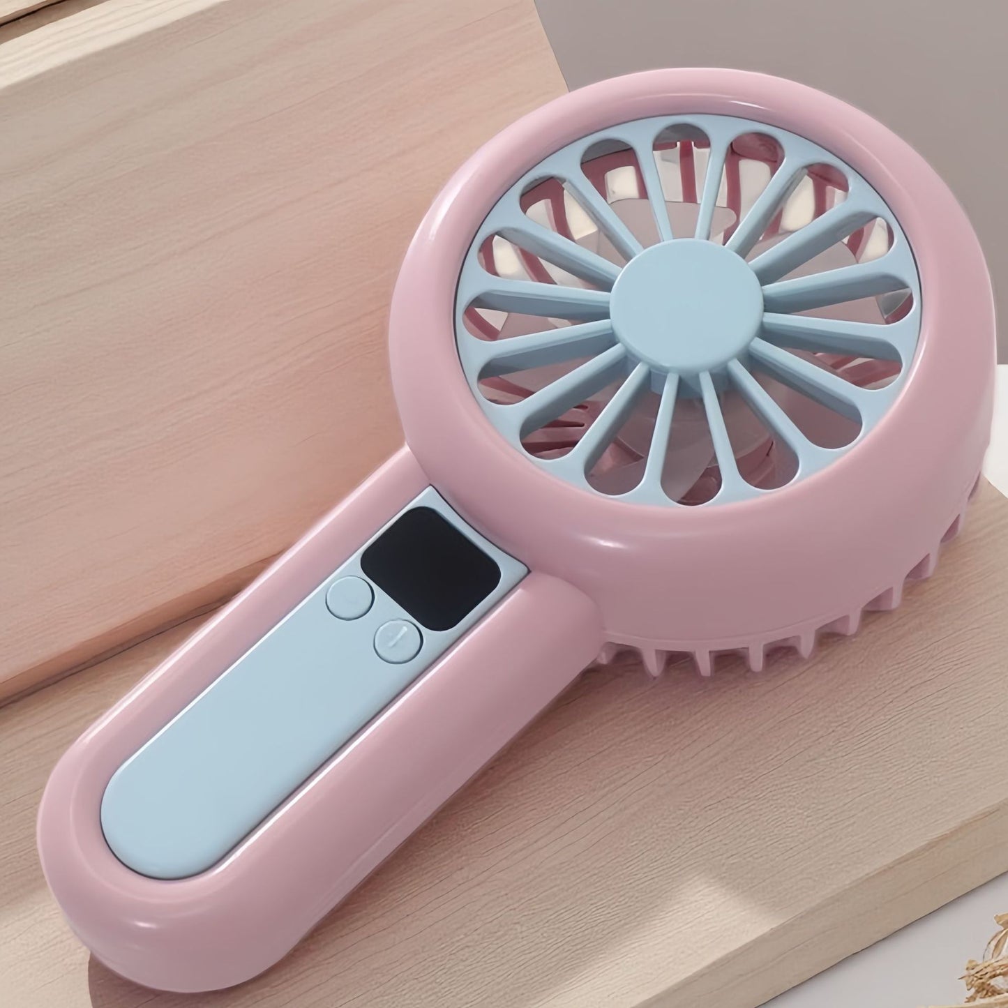 Damen tragbarer Mini-Ventilator mit LED-Display Karnz