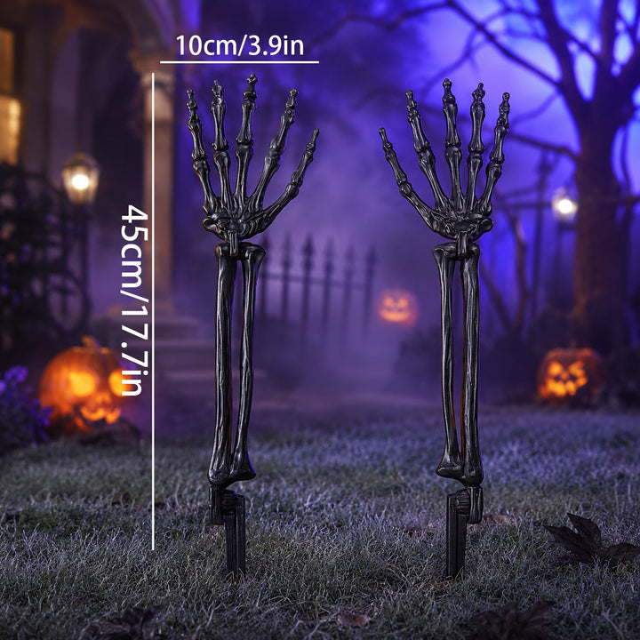 Gruselige Halloween Deko-Skelett-Baumstämme Karnz