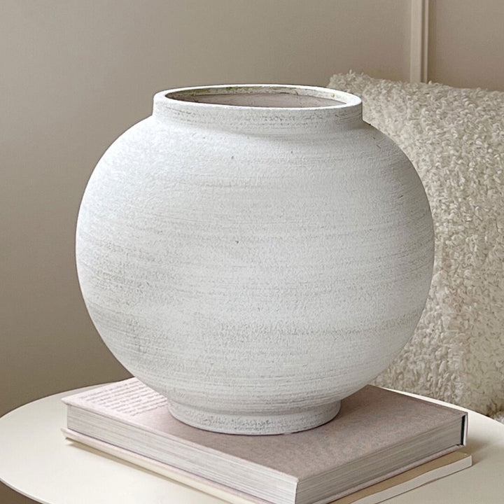 Texturierten Stein Dekorativen Vase