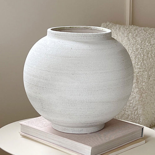 Texturierten Stein Dekorativen Vase