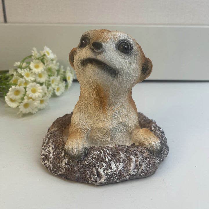 Dekorative Erdmännchen Figur Karnz