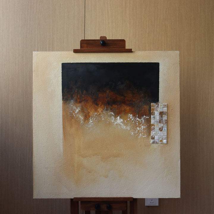 Abstract Textured Canvas Kunst für Innenräume